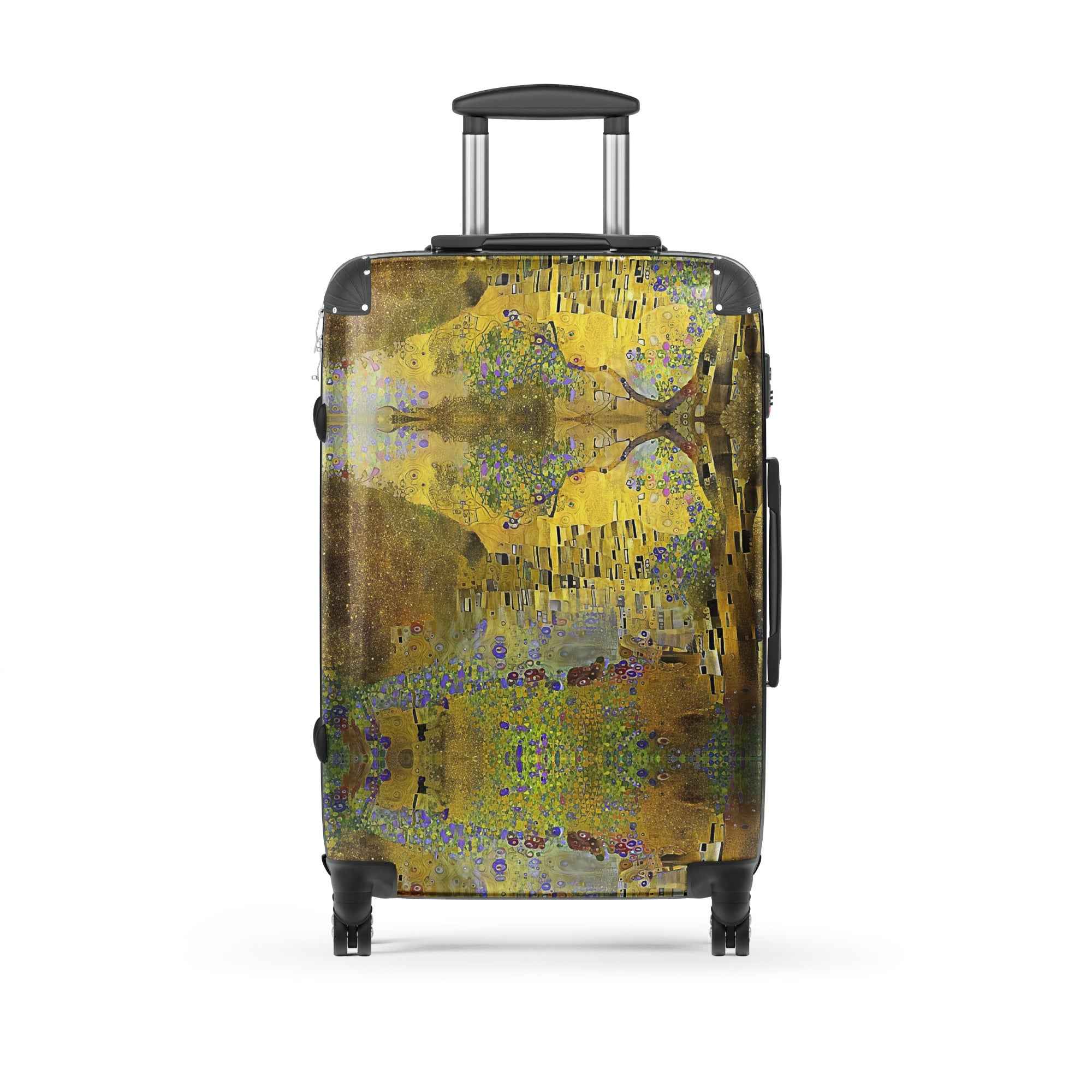 Klimt-Style Suitcase | Abstract Reflections Hard-Shell Luggage by Rosetta Creative Boutique - Rosetta Creative Boutique